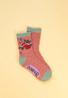 Powder Tattoo ‘Mum’ Ankle Socks, Pink