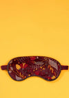 Powder Velvet Damson Floral Eye Mask, Plum