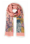 Powder Country Animal Scarf, Rose