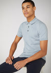 Remus Uomo Slim Fit Fine Knit Polo Shirt, Blue