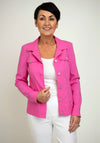 Robell Happy Denim Effect Jacket, Pink