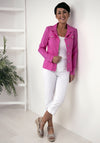 Robell Happy Denim Effect Jacket, Pink