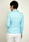 Robell Happy Denim Effect Jacket, Sky Blue