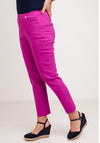 Robell Bella 09 Slim Cropped Trousers, Orchid Pink