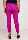 Robell Bella 09 Slim Cropped Trousers, Orchid Pink