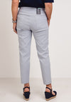 Robell Bella 09 Slim Cropped Trousers, Light Grey