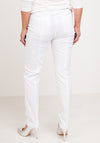 Robell Bella Full Length Stretch Trousers, White