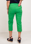 Robell Marie 07 Stretch Crop Trousers, Green