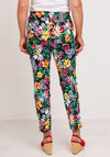 Robell Rose 09 Floral Cropped Jeans, Multi