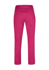 Robell Bella 09 Turn Up Ankle Grazer Trousers, Pink