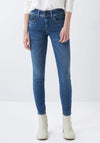 Salsa Push In Secret Ribbon Pocket Skinny Jeans, Denim Blue