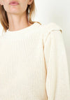 Second Female Amalia Cable Knit Jumper, Cream