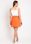 Selected Femme Mynella Mini Skirt, Orangeade