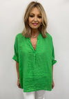 The Serafina Collection One Size Tunic Top, Green