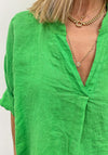 The Serafina Collection One Size Tunic Top, Green