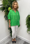 The Serafina Collection One Size Tunic Top, Green