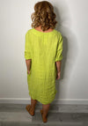 Serafina Collection One Size Tunic Dress, Lime