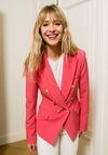 Seventy1 Antique Button Double Breasted Blazer, Pink