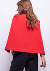 Seventy1 Open Cape Blazer, Red