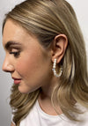 Seventy1 Pearl Hoop Earrings, Gold