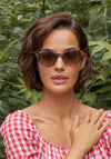 Powder Nora Sunglasses, Tortoise Shell