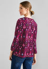 Street One Abstract Graphic Tunic, Tamed Berry
