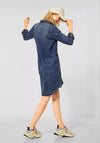 Street One Mini Length Denim Dress, Authentic Mid Blue