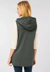 Street One Lightweight Long Gilet, Light Bassy Olive