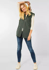 Street One Lightweight Long Gilet, Light Bassy Olive