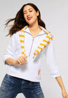 Street One Half Zip Sweatshirt, White