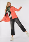 Street One Short Shirt Style Jacket, Sunset Coral