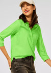 Street One Half Button Blouse, Peppy Green