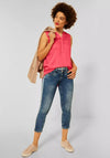 Street One Long Sleeveless Top, Intense Coral