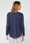 Street One Half Button Blouse, Deep Sunny Blue