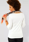 Street One Square Neckline T-Shirt, Off White