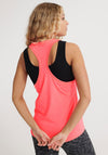 Superdry Womens Sport Core Sport Graphic Vest Top, Coral