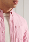 Superdry Classic University Oxford Shirt, Pastel Pink