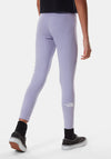 The North Face Girls Large Logo Leggings, Sweet Lavender