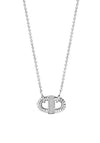 Ti Sento Central Link Necklace, Silver