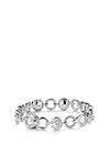 Ti Sento Circle Crystal Stone Bracelet, Silver