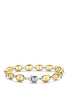 Ti Sento Milano Coffee Bean Token Bracelet, Silver & Gold