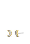 Ti Sento Milano Crescent Moon Stud Earrings, Gold