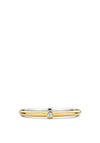 Ti Sento Milano Cubic Zirconia Solitaire Ring, Gold