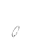 Ti Sento Milano Cubic Zirconia Ring, Silver