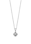 Ti Sento Milano Zirconia Pendant Necklace, Silver