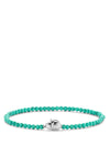 Ti Sento Milano Teal Beaded Bracelet, Silver