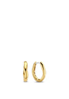 Ti Sento Milano Wave Hoop Earrings, Gold