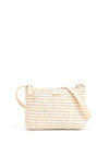 Tiffosi Apple Textile Crossbody Bag, Beige