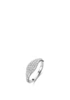 Ti Sento Milano Cubic Zirconia Cluster Ring, Silver