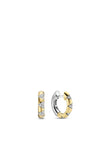 Ti Sento Milano Rays of Sun Gold Plated Hoop Earring